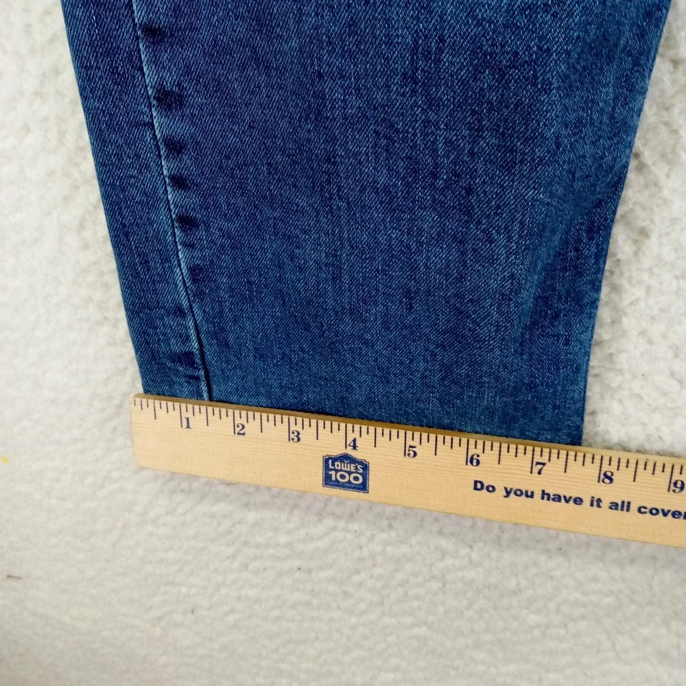 Levi‎ Strauss 505 Jeans Men Blue Wash Straight Leg Denim W32 L30